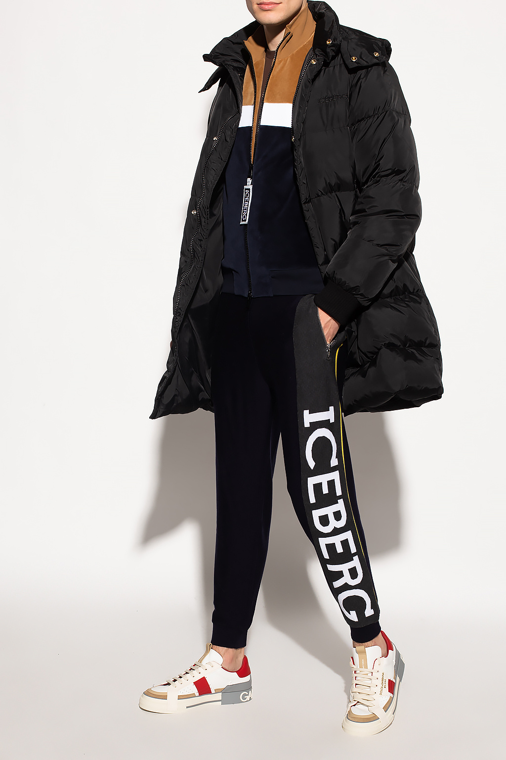 Iceberg Jacket with logo Men's Clothing Vitkac